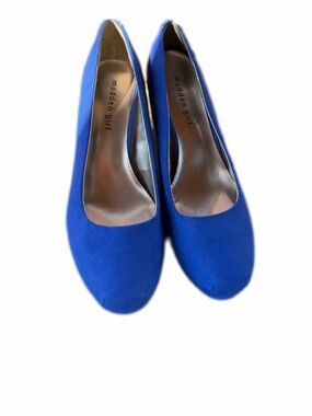 Madden Girl Cobalt Blue Round-Toe Pumps